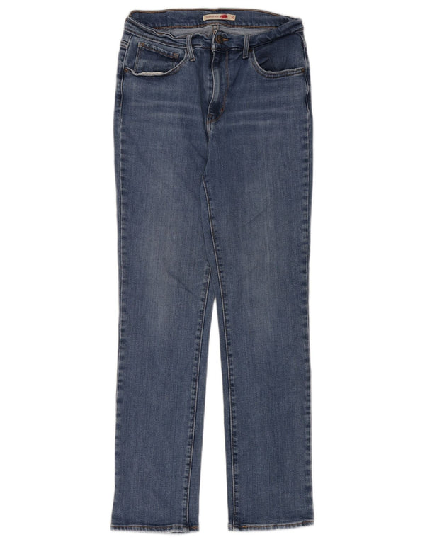 Levi's Damen 724 High Rise Straight Jeans W30 L28 Blau