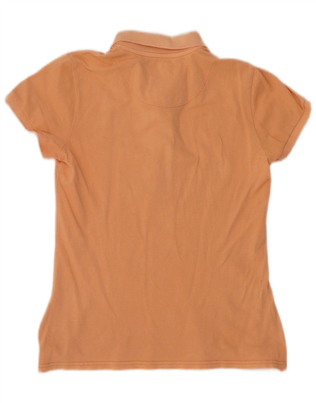 Refrigue Damen Poloshirt UK 14 Large Orange Baumwolle