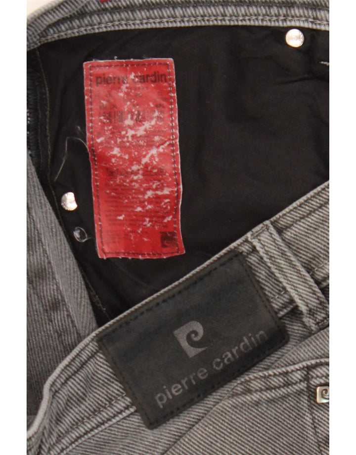 Pierre Cardin Herren Straight Jeans W38 L27 Graue Baumwolle