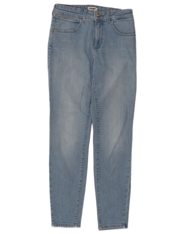 Wrangler Damen Skinny Jeans W26 L30 Blaue Baumwolle