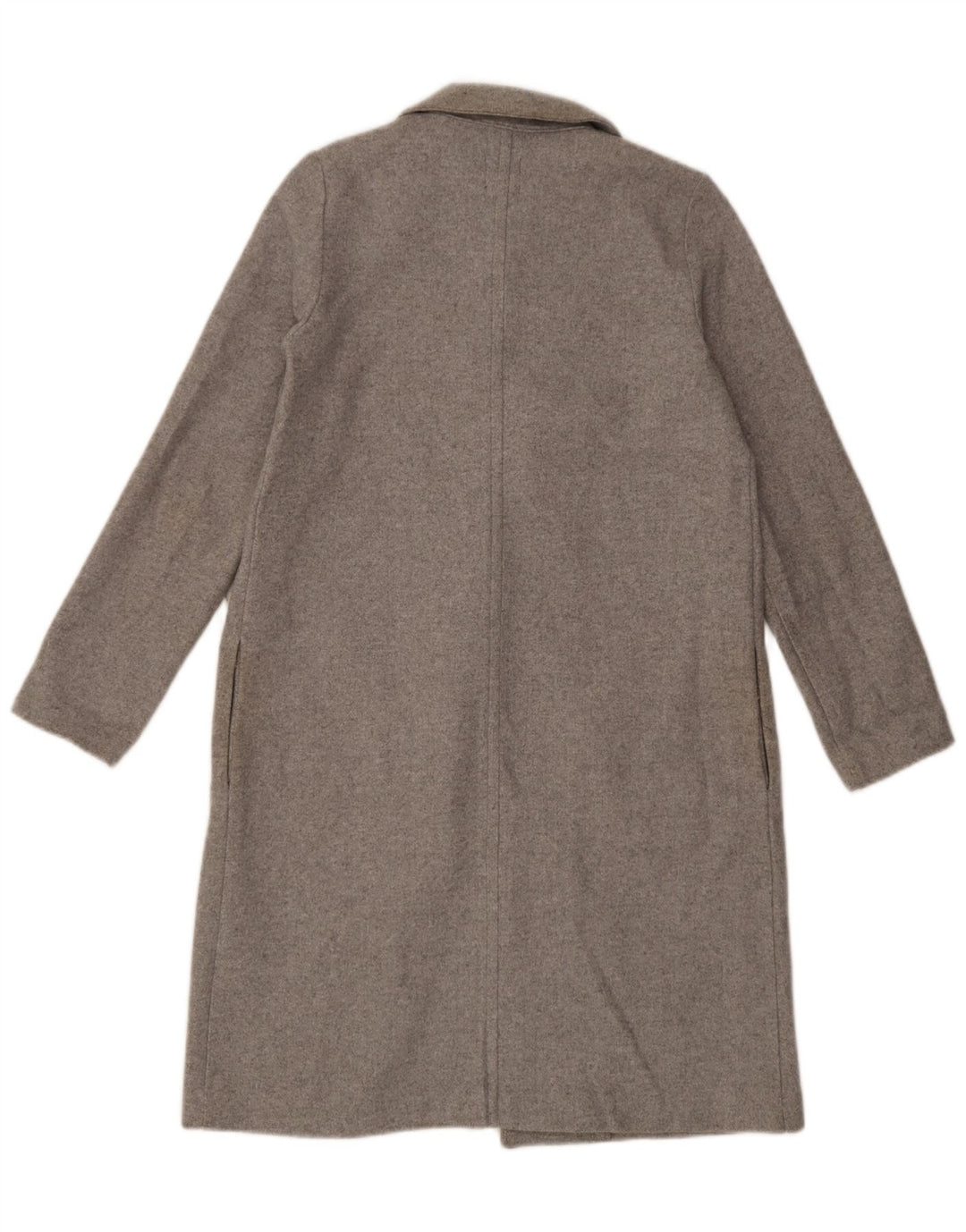 Zara Damen Mantel UK 10 Small Grau Polyester