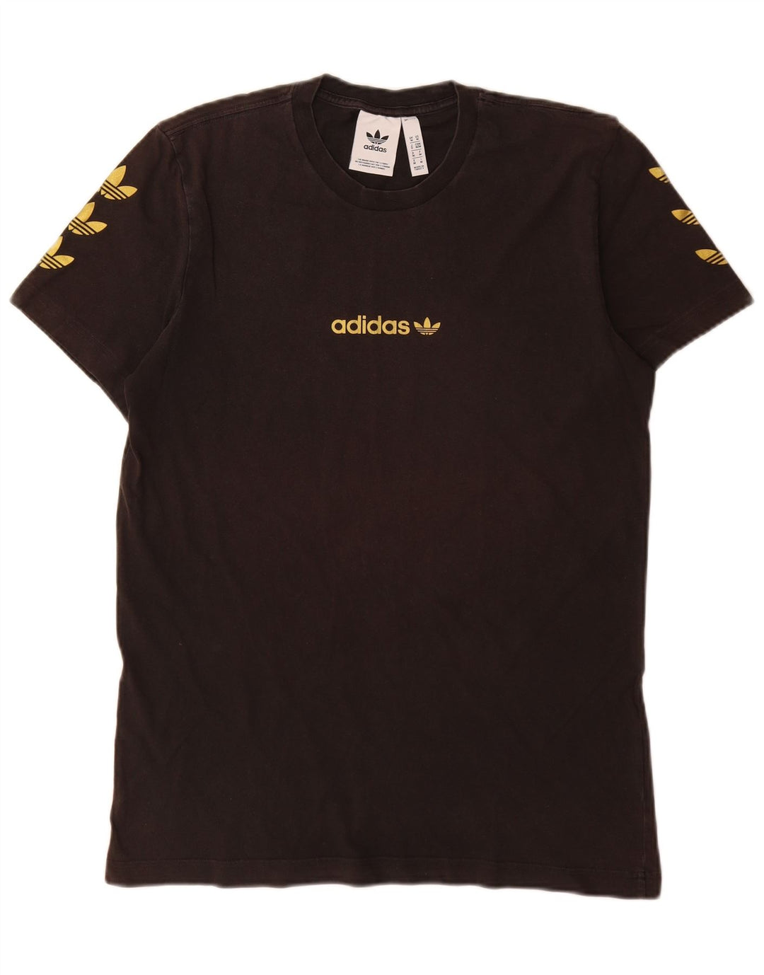 Adidas Herren Graphic T-Shirt Top Medium Schwarz