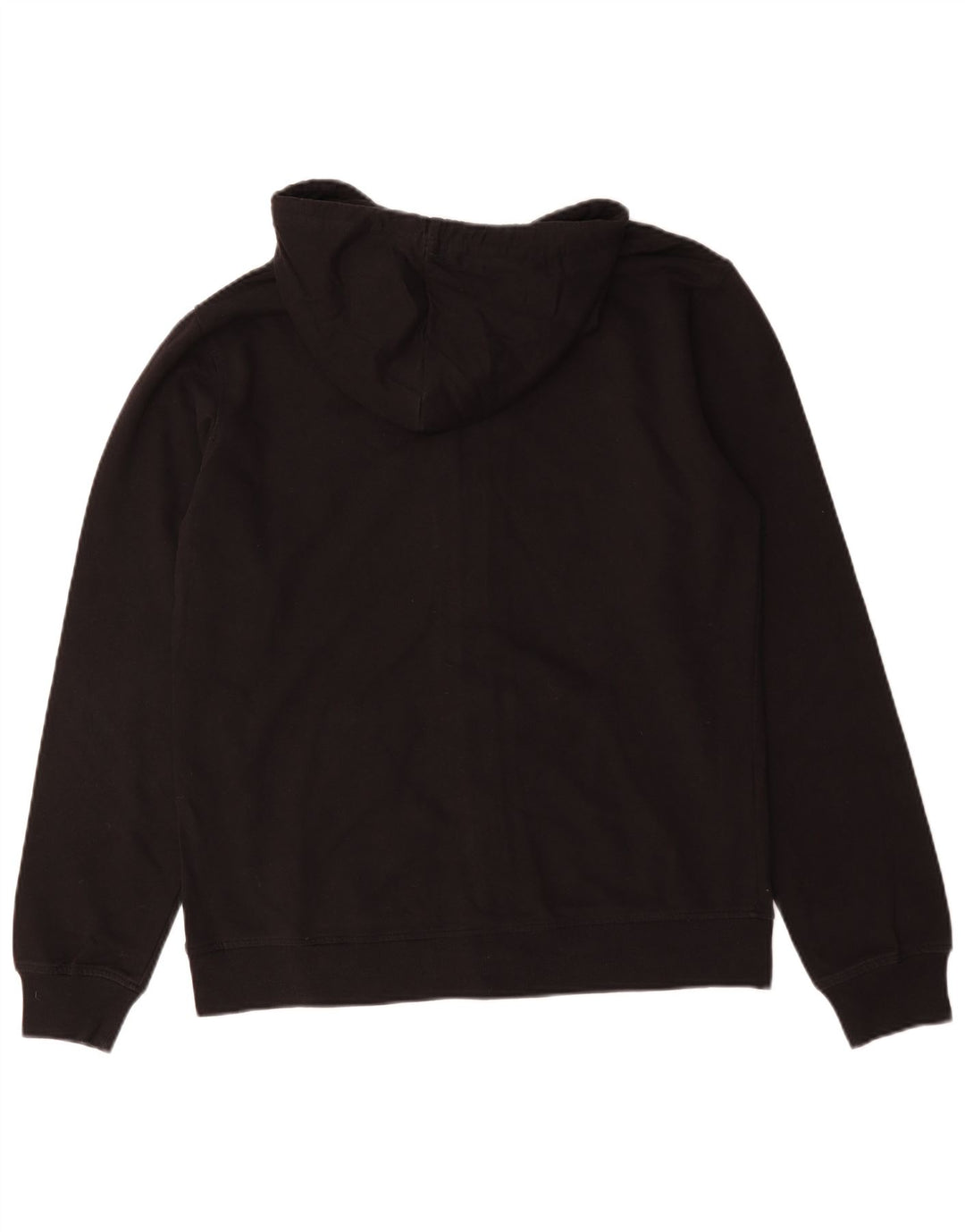 Lotto Herren-Kapuzenpullover mit Reißverschluss, mittlere schwarze Baumwolle
