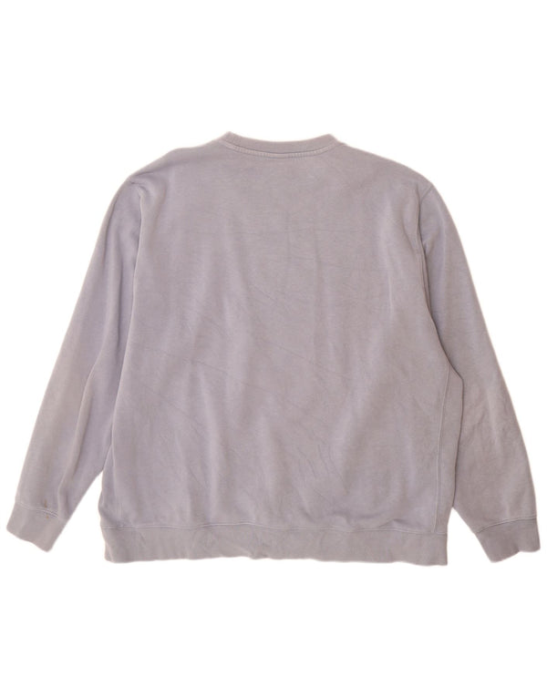 Nike Herren Kapuzenpullover 2XL Grau Baumwolle