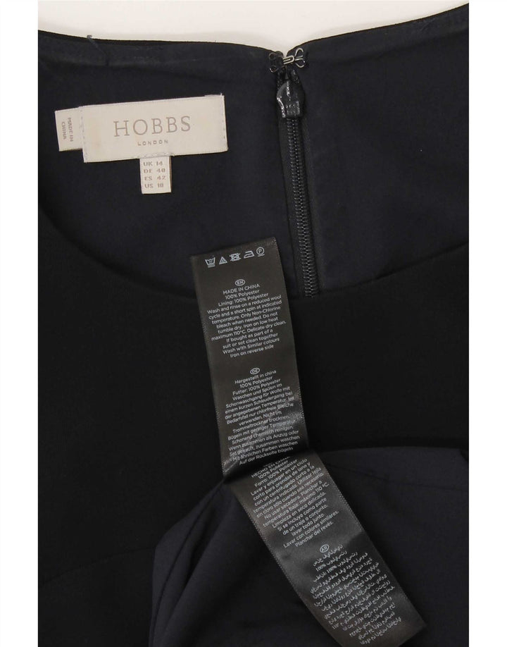 Hobbs Ärmelloses Damen-Etuikleid, Gr. 44, Marineblau, Polyester