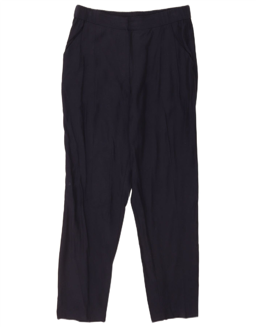 Massimo Dutti Damen gerade Chinohose EU 40 Medium W30 L29 Marineblau