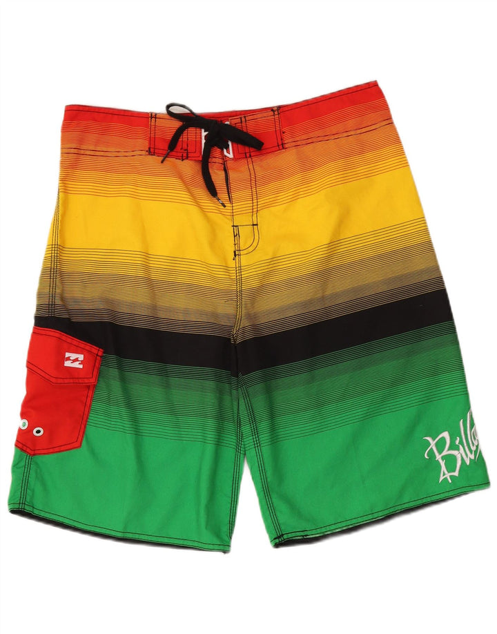 Billabong Herren-Badeshorts mit Grafik, groß, mehrfarbig gestreift