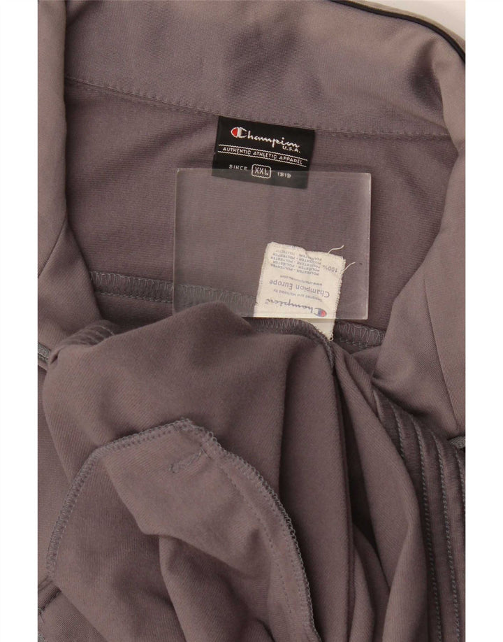 Champion Herren-Trainingsoberteil, Jacke, 2XL, Grau, Polyester