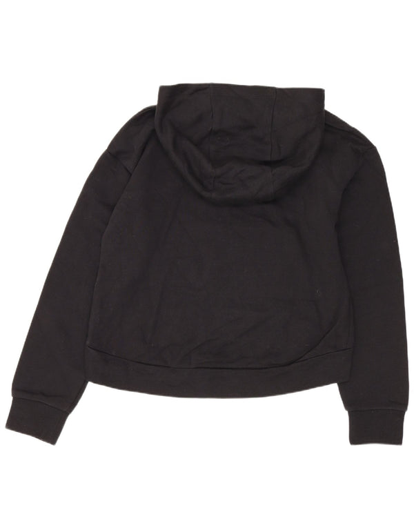 Nike Graphic Hoodie-Pullover für Mädchen, 12–13 Jahre, Größe L, Schwarz, Baumwolle