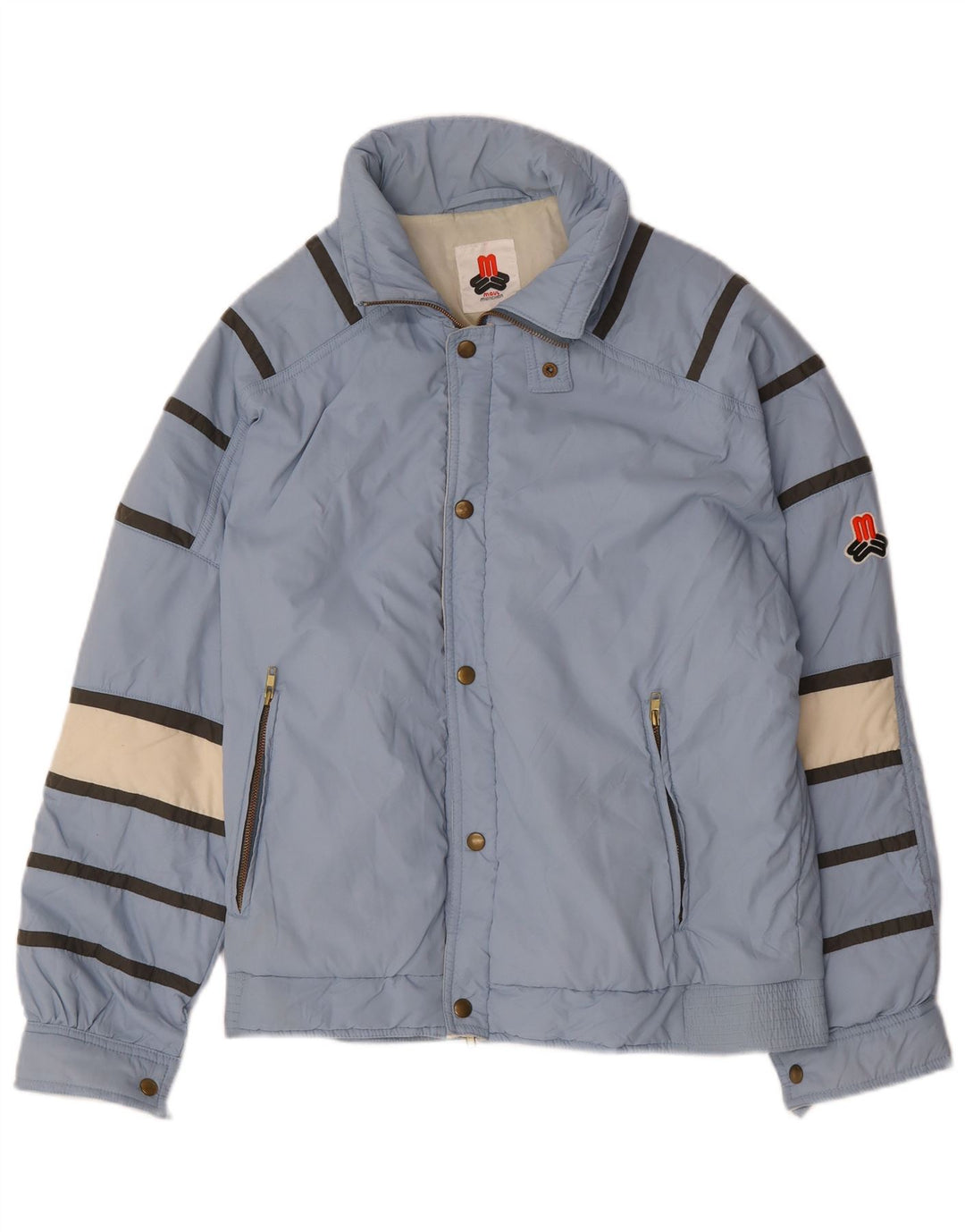 Maul Munchen Herren Wattierte Jacke UK 40 Large Blue Colourblock