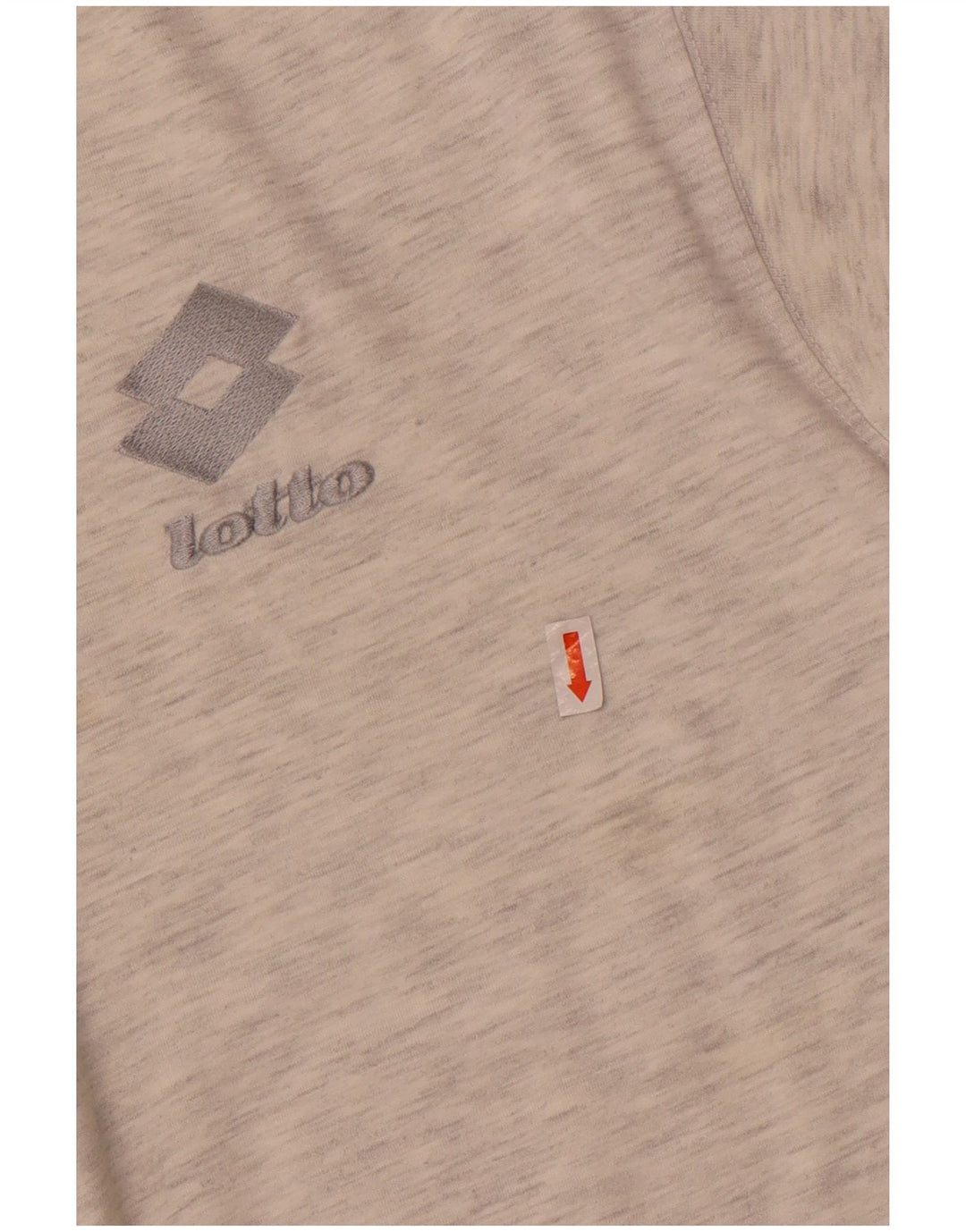 Lotto Herren Grafik-T-Shirt-Oberteil Mittelgrau meliert