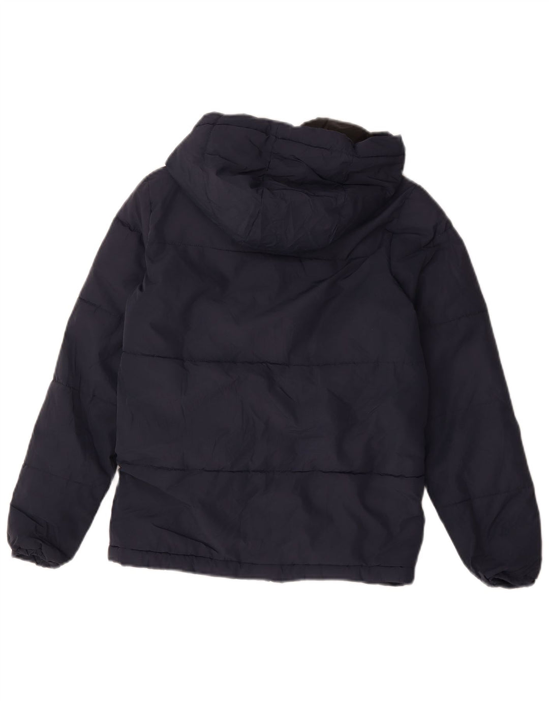 Jack & Jones Wattierte Jacke mit grafischer Kapuze für Jungen, 11–12 Jahre, Marineblau