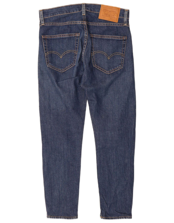 Levi's Damen 512 Slim Tapered Jeans W29 L28 Marineblaue Baumwolle