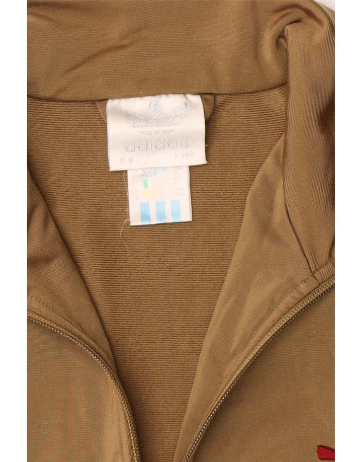 ADIDAS Mens Tracksuit Top Jacket UK 40/42 Medium Khaki Polyester Vintage Adidas and Second-Hand Adidas from Messina Hembry 