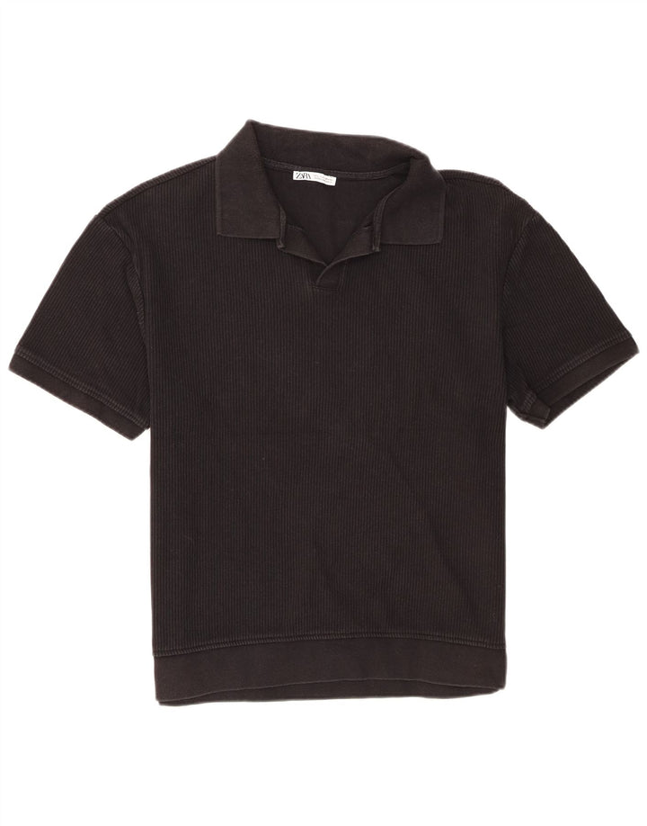 Zara Herren Poloshirt Large Schwarz