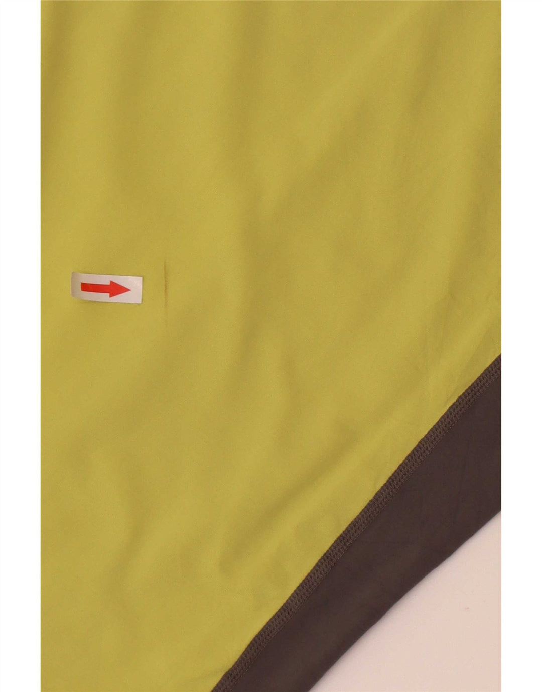 Volcom Herren-Oberteil mit langen Ärmeln, mittelgelbes Colourblock-Nylon