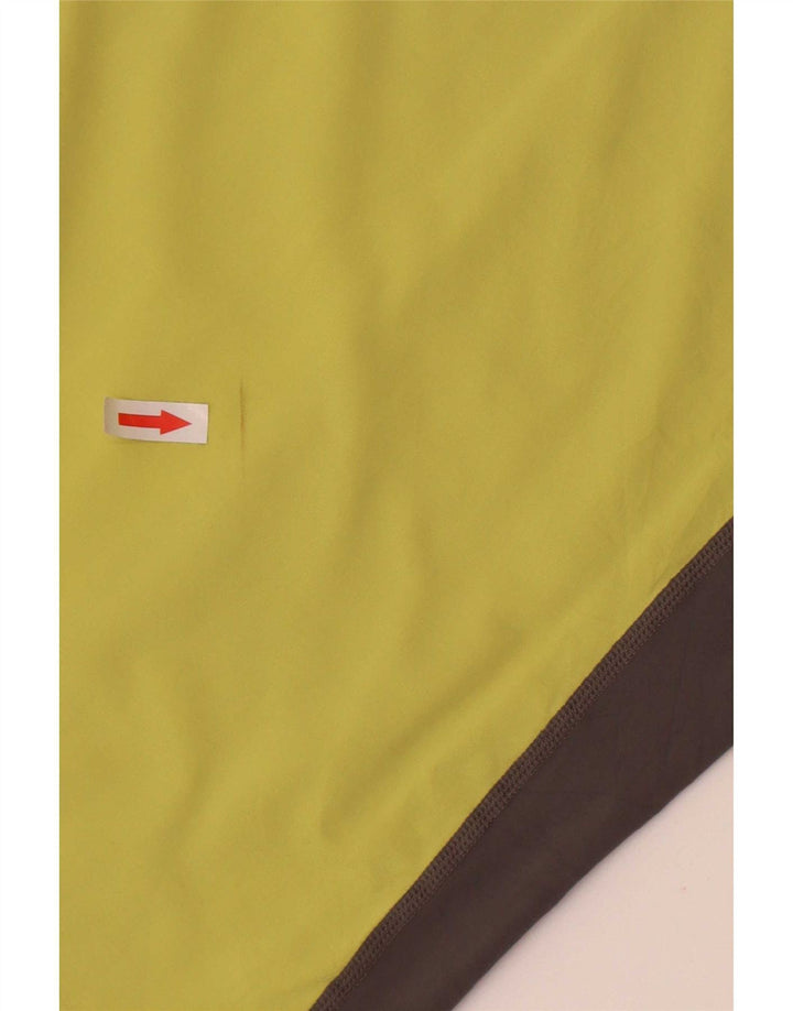 Volcom Herren-Oberteil mit langen Ärmeln, mittelgelbes Colourblock-Nylon
