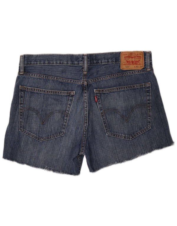 LEVI'S Damen 527 Jeansshorts W36 XL Blaue Baumwolle