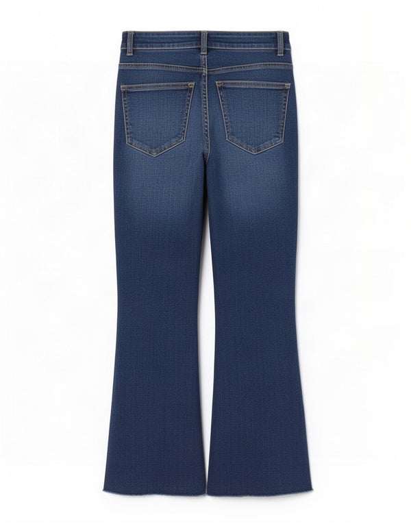 Zara Damen Schlagjeans EU 34 2XS W24 L25 Blau