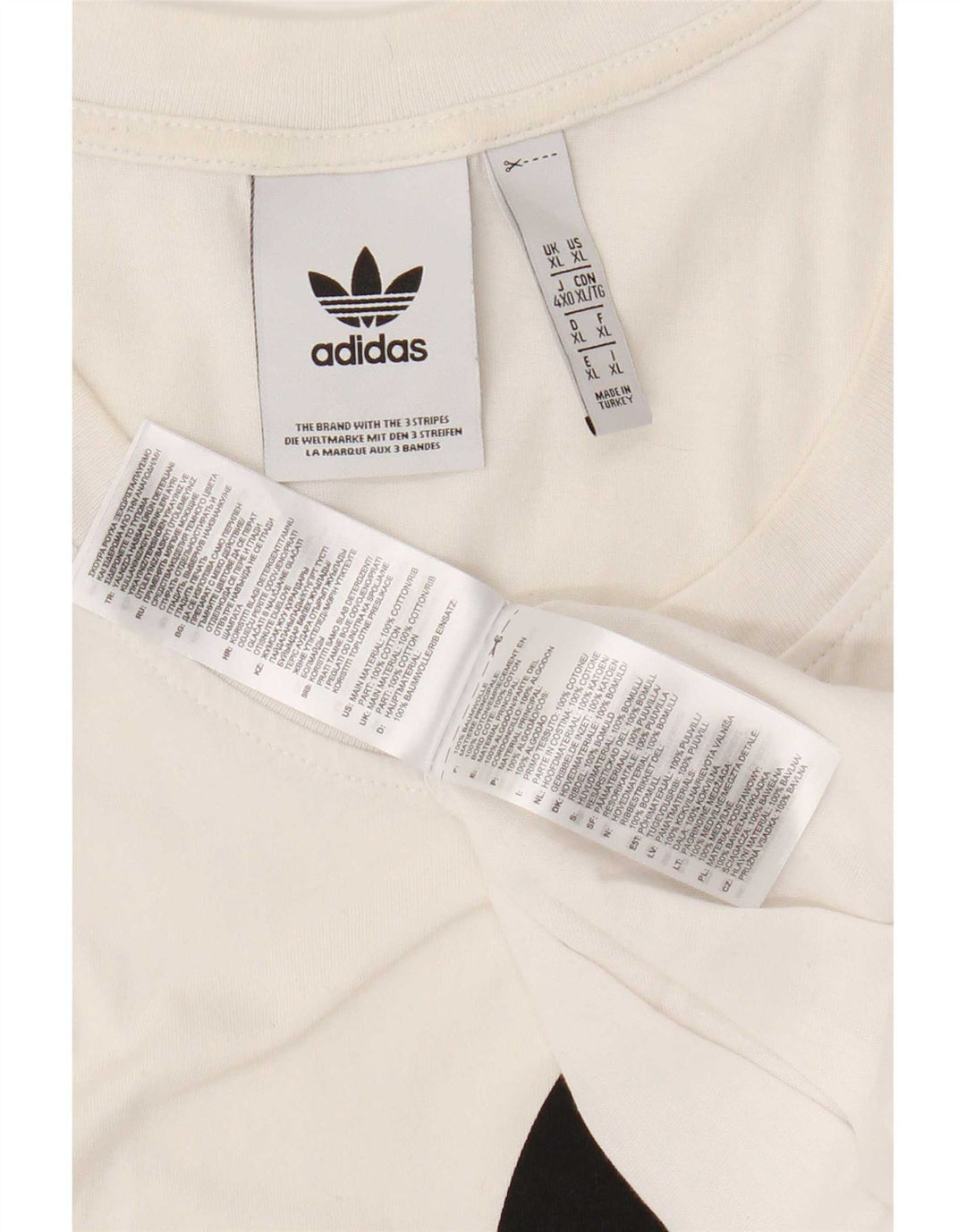 Adidas Herren Graphic Vest Top XL Weiße Baumwolle