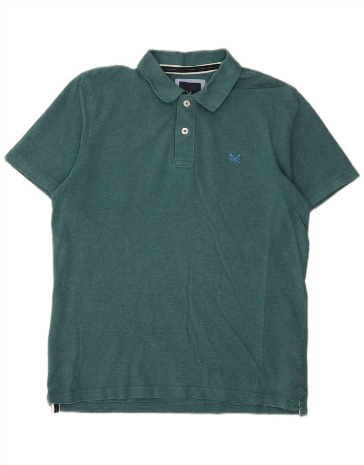 Crew Clothing Herren-Poloshirt, groß, grüne Baumwolle