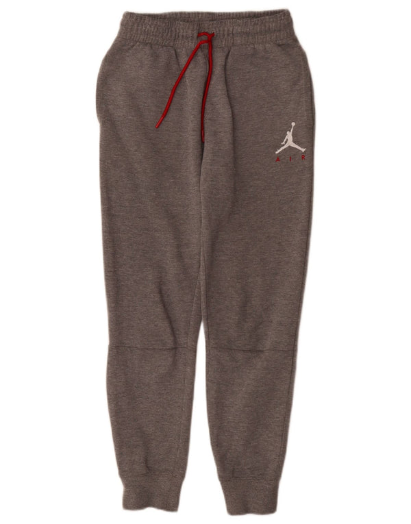 Jordan Girls Air Trainingshose Jogger 10–11 Jahre mittelgraue Baumwolle