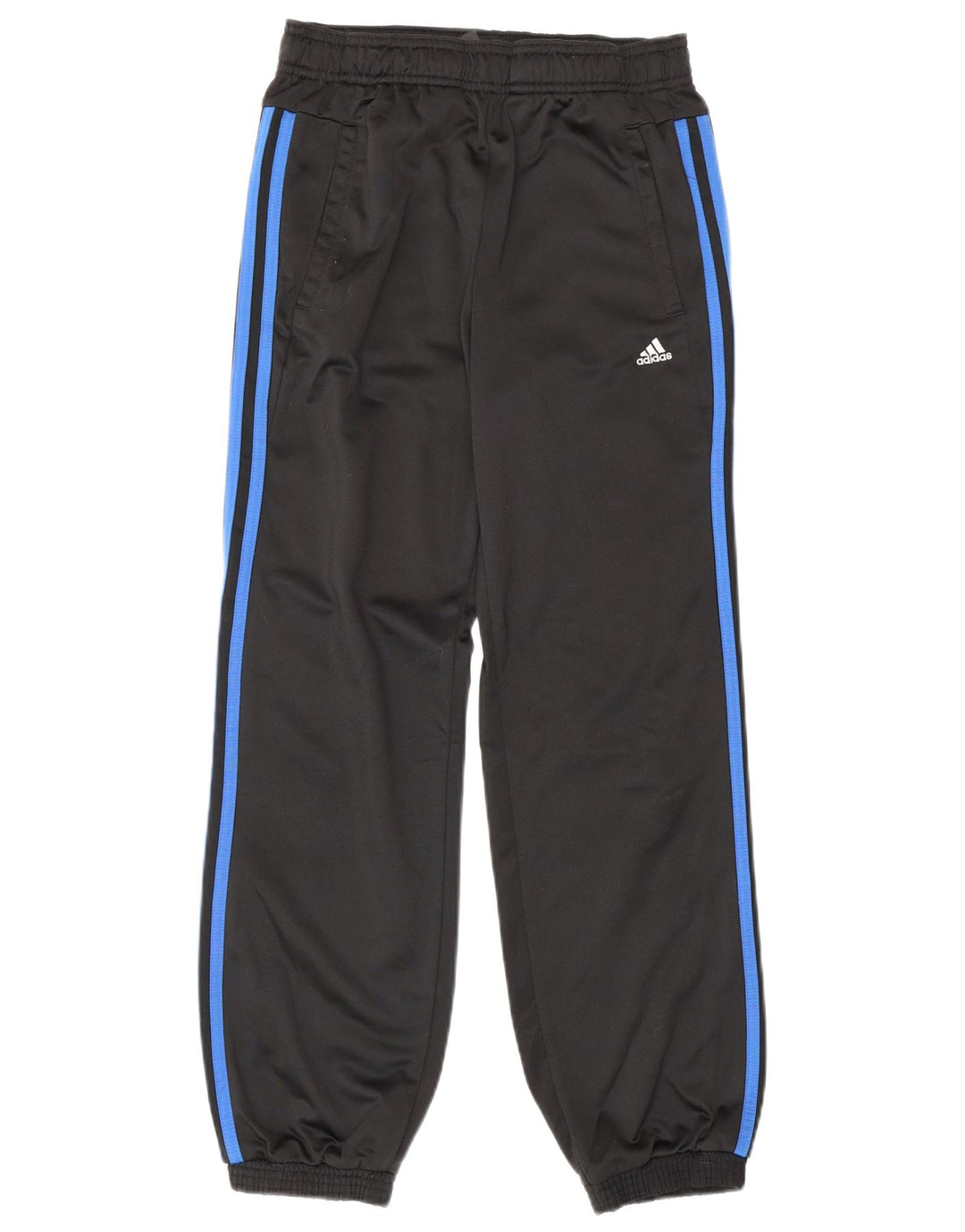 Adidas Jungen-Trainingshose, Jogginghose, 11–12 Jahre, schwarzes Polyester