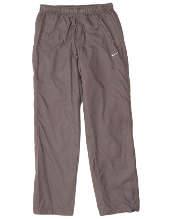 Nike Herren-Trainingshose aus mittelgrauem Nylon
