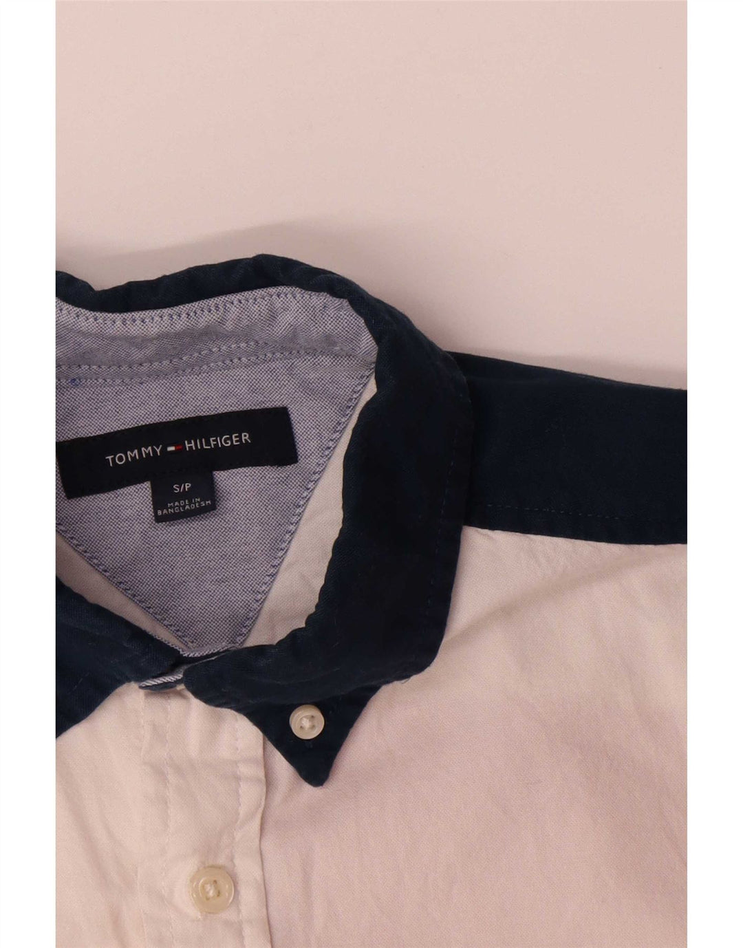 Tommy Hilfiger Herren-Kurzarmhemd, klein, mehrfarbig, Farbblock