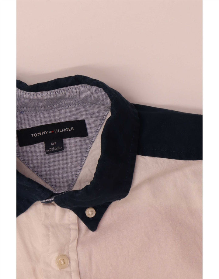 Tommy Hilfiger Herren-Kurzarmhemd, klein, mehrfarbig, Farbblock