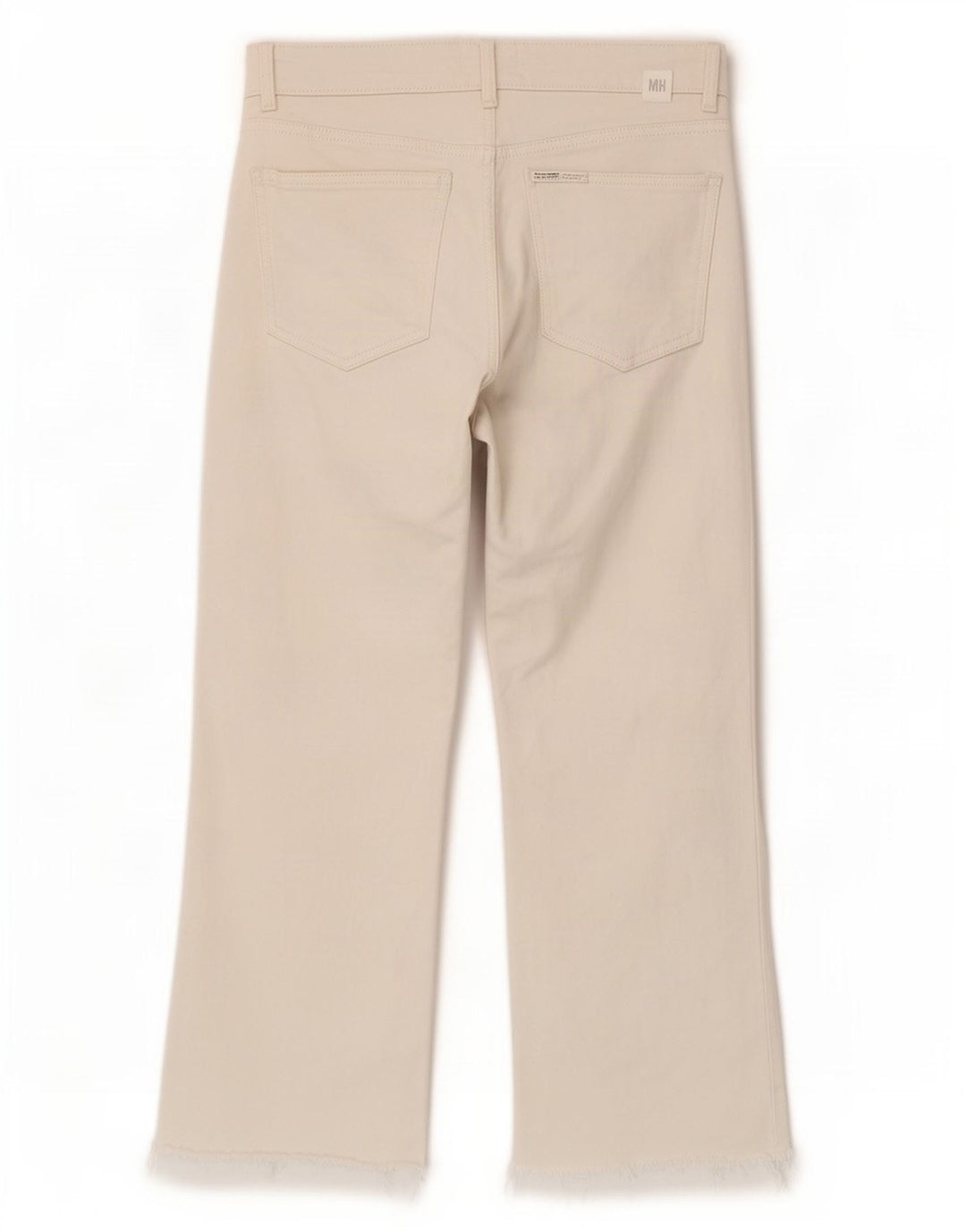 Zara Damen-Cropped-Jeans, EU 40, M, W30, L23, Weiß