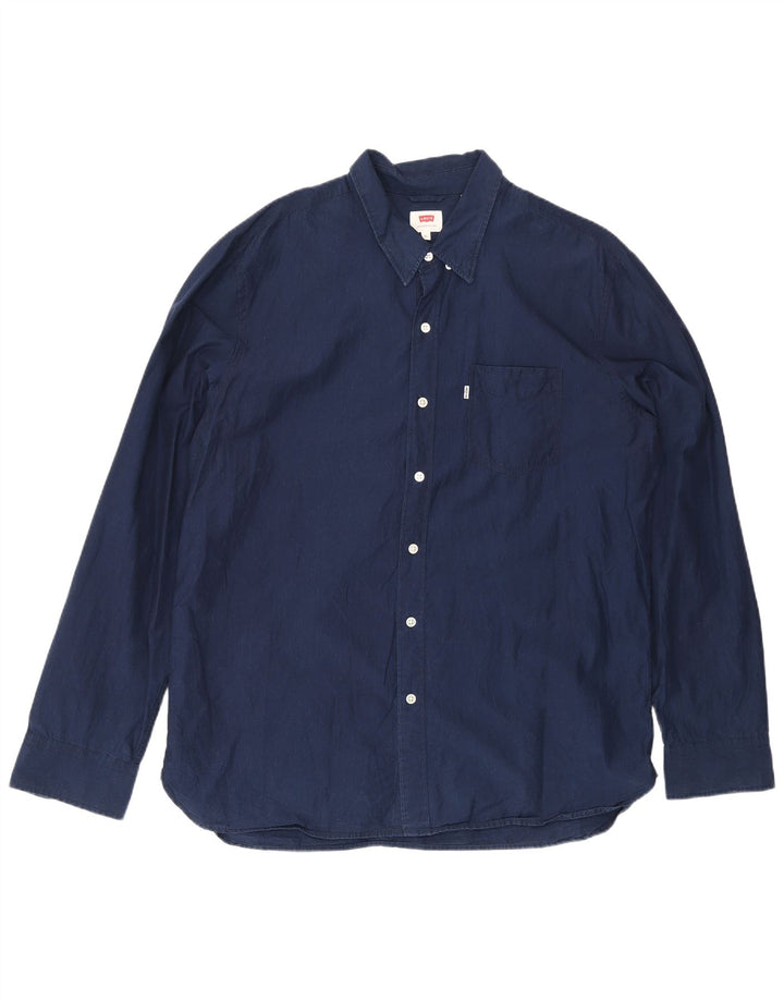 Levi's Herrenhemd XL Marineblau
