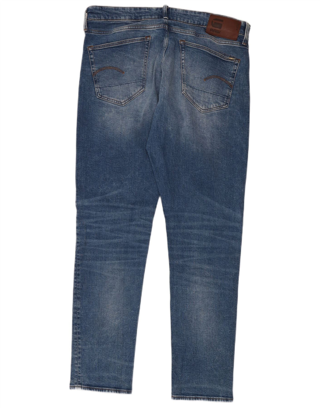 G-STAR Herren 3301 Slim Jeans W36 L34 Blaue Baumwolle