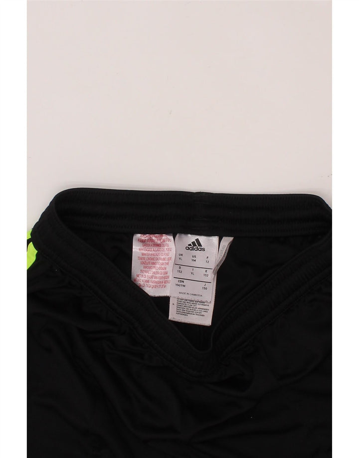 ADIDAS Climalite Sportshorts für Jungen, 11–12 Jahre, Schwarz, Farbblock