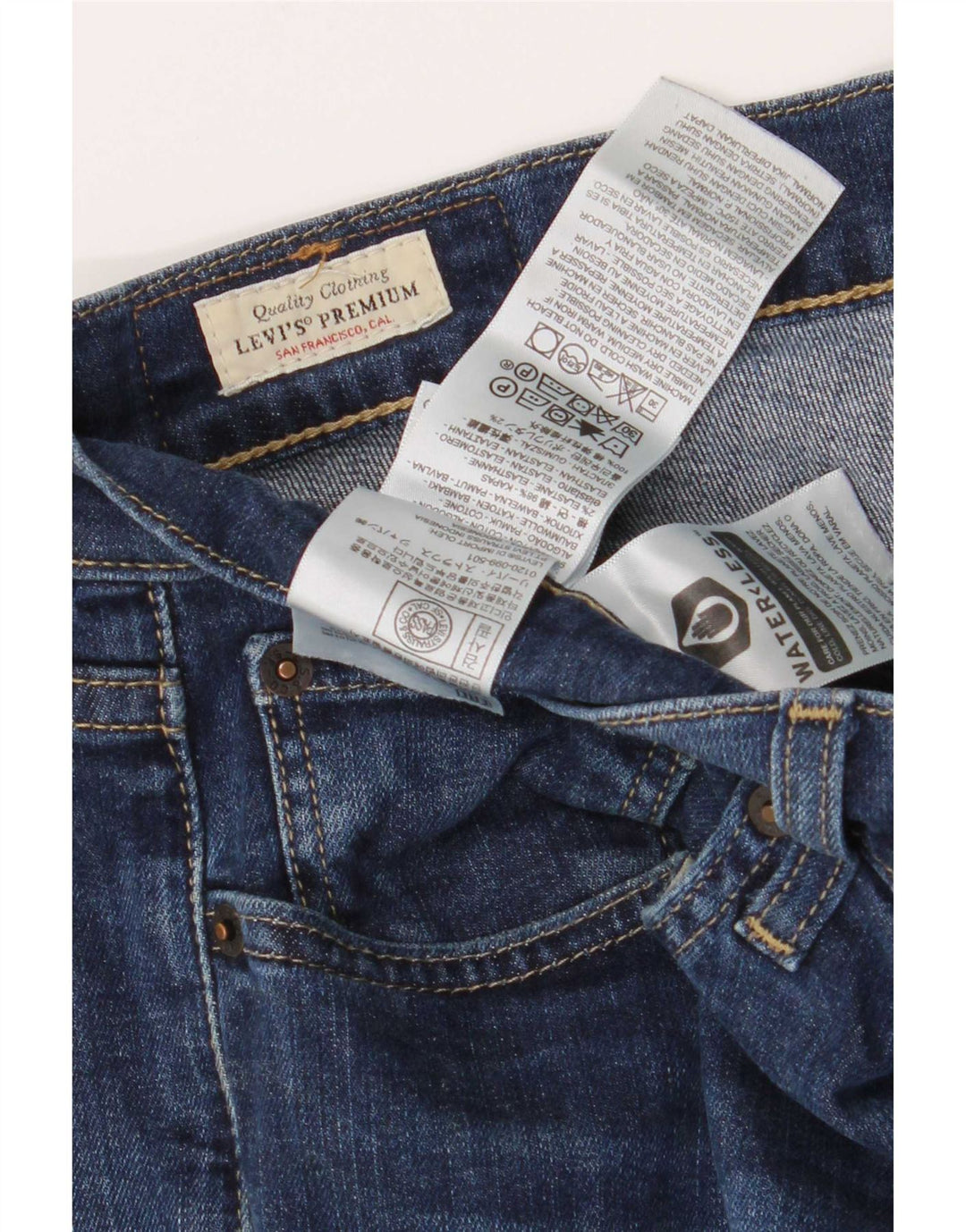 Levi's Herren 511 Slim Jeans W32 L30 Blaue Baumwolle
