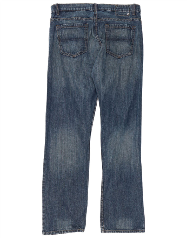Marks & Spencer Herren Blue Harbor Straight Jeans W36 L33 Blaue Baumwolle