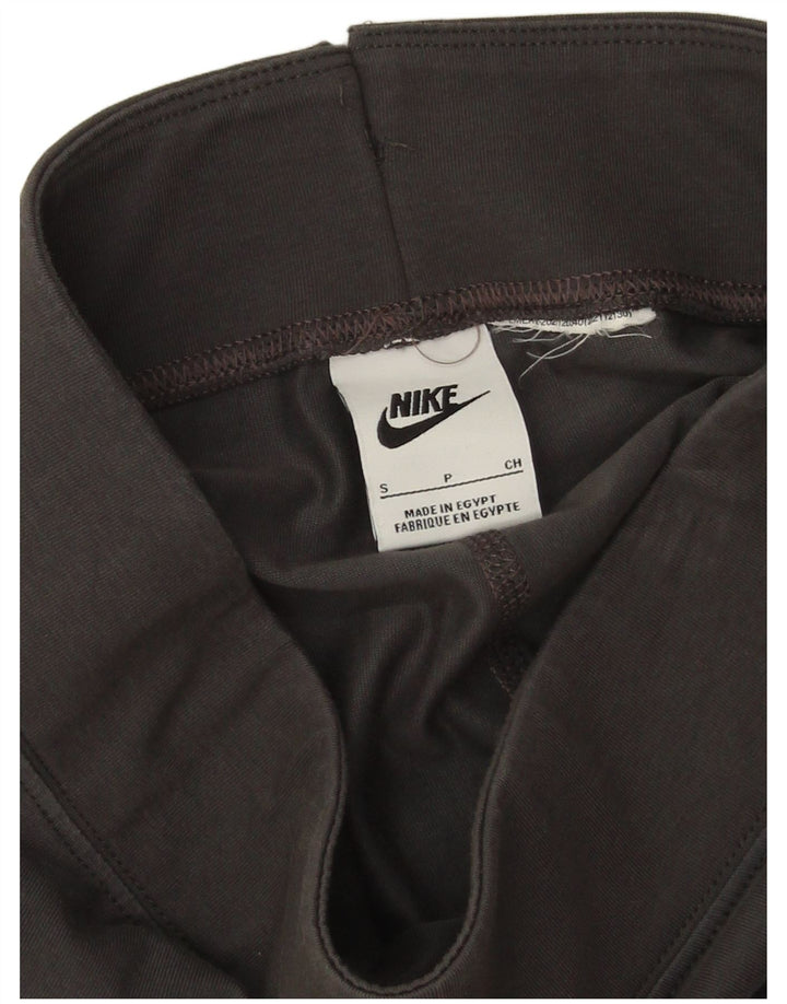 Nike Damen Graphic Leggings UK 8 Small Grau