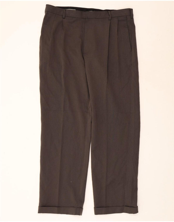 LEE Mens Custom Fit Pegged Chino Hose W36 L32 Grau Polyester