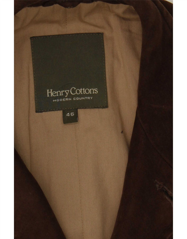 Henry Cottons Herren-Utility-Jacke IT 46 Small Brown