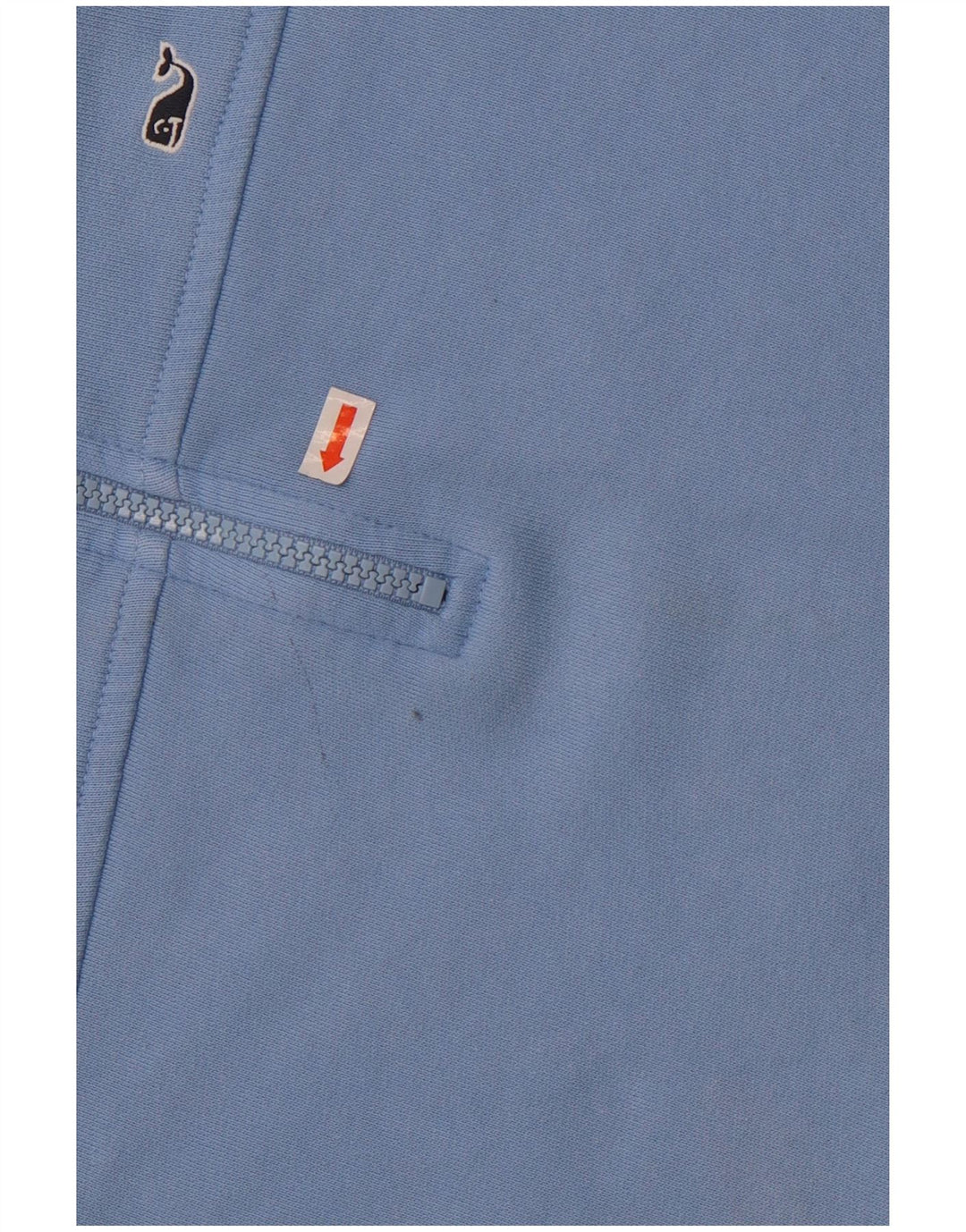 Vineyard Vines Damen-Sweatshirt in Übergröße mit Reißverschluss am Hals, Gr. 10, Größe S, Blau