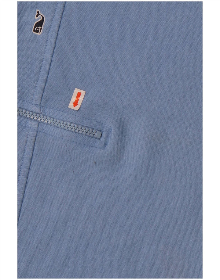 Vineyard Vines Damen-Sweatshirt in Übergröße mit Reißverschluss am Hals, Gr. 10, Größe S, Blau