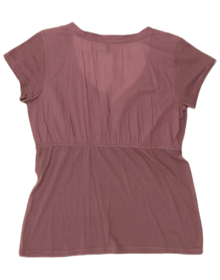 Benetton Damen-Blusenoberteil, UK-Größe 44, Mittelrosa