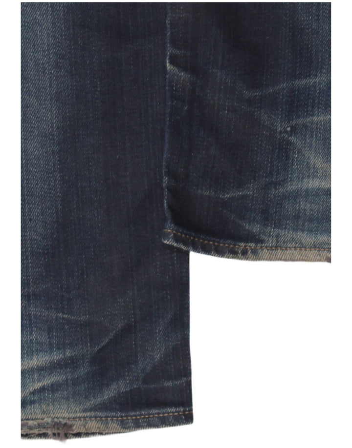 Cycle Damen Skinny Jeans W32 L34 Marineblaue Baumwolle