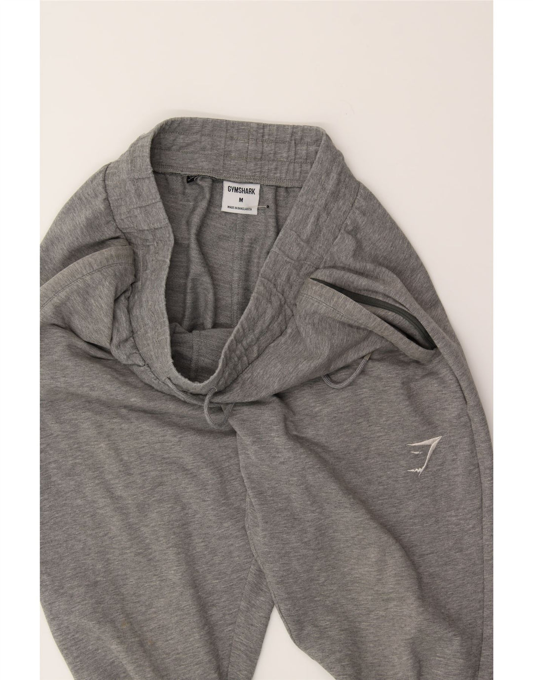 GYMSHARK Womens Tracksuit Trousers UK 14 Medium  Grey Polyester Vintage Gymshark and Second-Hand Gymshark from Messina Hembry 