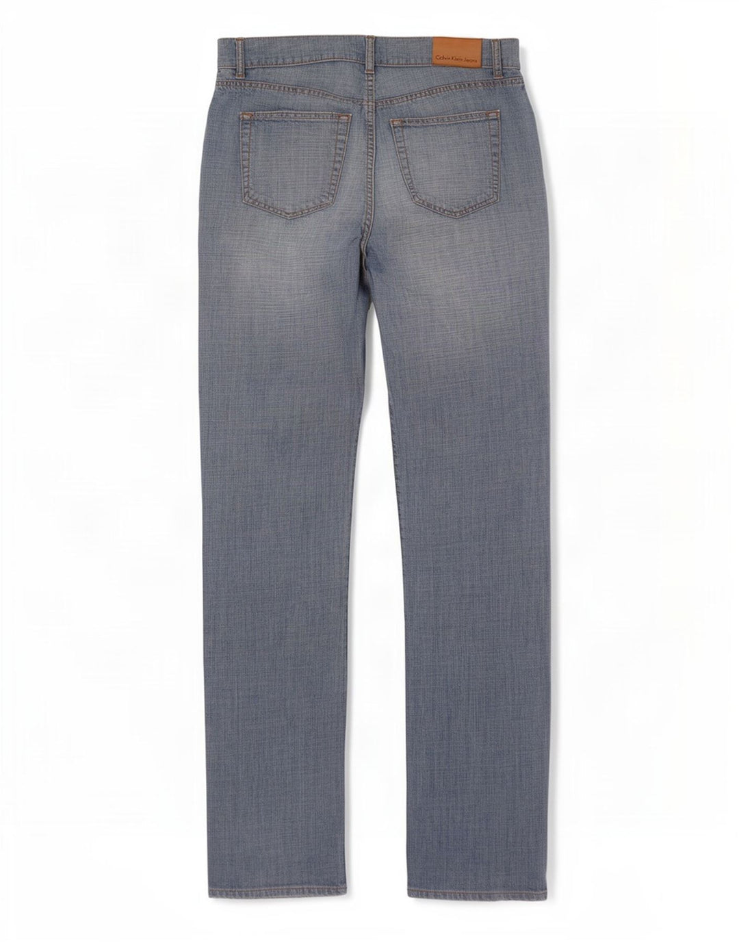 Calvin Klein Herren Straight Jeans W33 L33 Blaue Baumwolle
