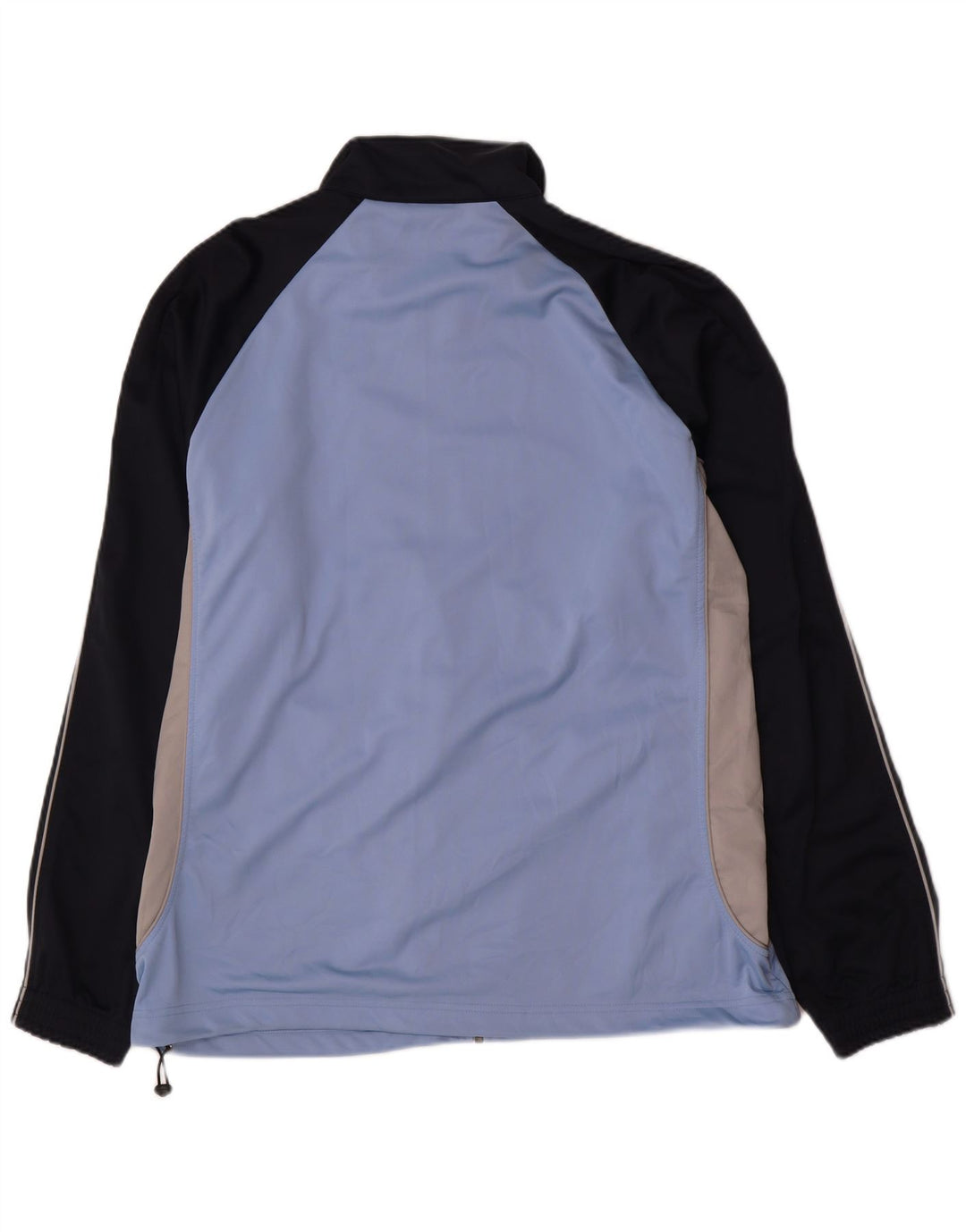 Diadora Herren-Trainingsanzug-Oberteil, Jacke, 2XL, blaues Farbblock-Polyester