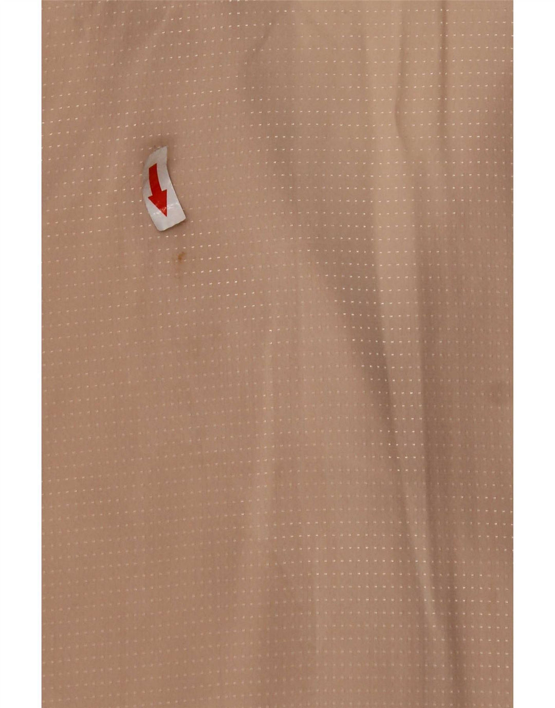 Vintage Damen Hemdbluse UK 14 Mittelbeige gefleckt
