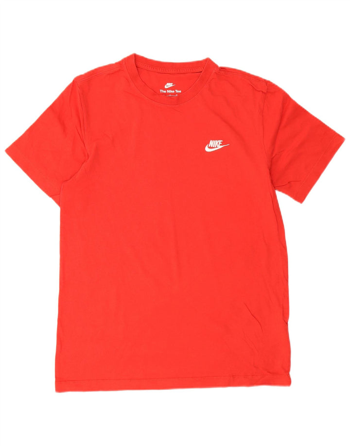 Nike Herren T-Shirt Top Small Rot Baumwolle