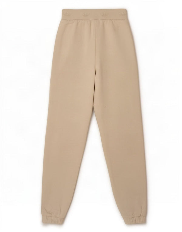 Adidas Damen Graphic Trainingshose Jogger UK 4 XS Beige Baumwolle