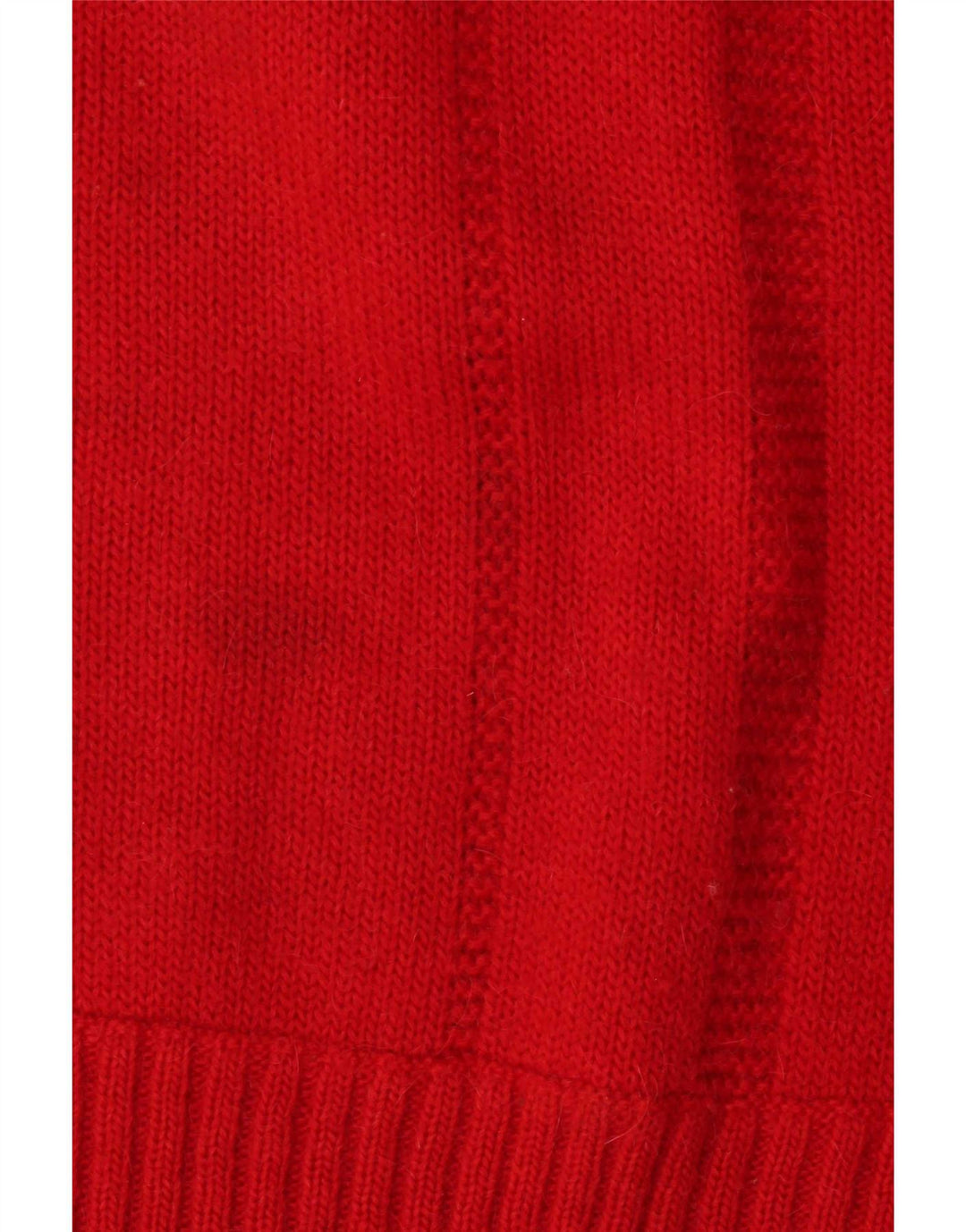 By American Herren-Pullover mit Rundhalsausschnitt, Mittelrot, Fair Isle-Muster